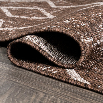 Carwa Tribal Diamond Trellis Indoor/outdoor Area Rug